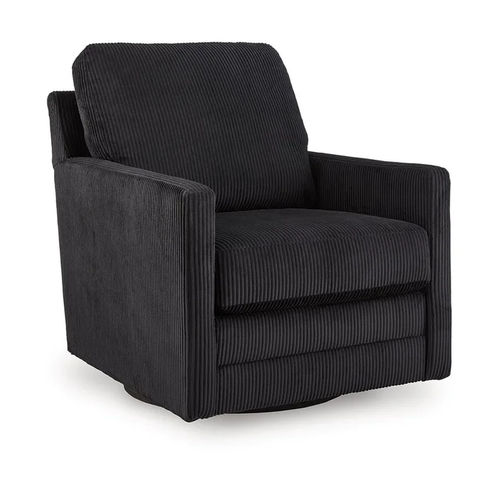Signature Design by Ashley – Icaman Swivel Chair in Onyx – A3000726