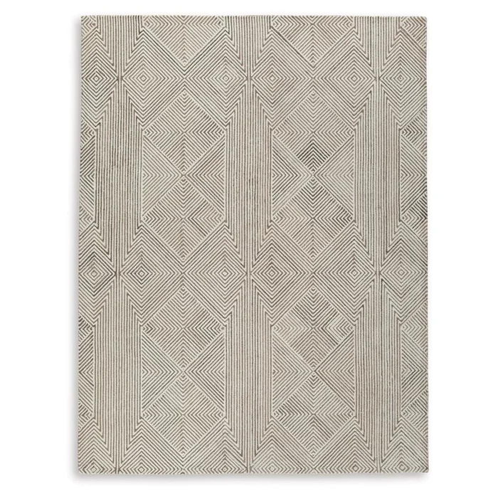 Signature Design by Ashley – Jadott Large Rug in Beige/Brown – R406801