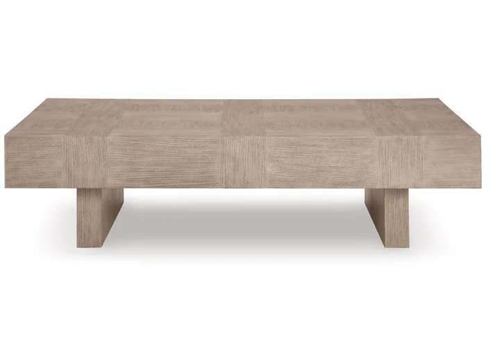 Signature Design by Ashley – Jorlaina Rectangular Cocktail Table in Light Grayish Brown – T922-1
