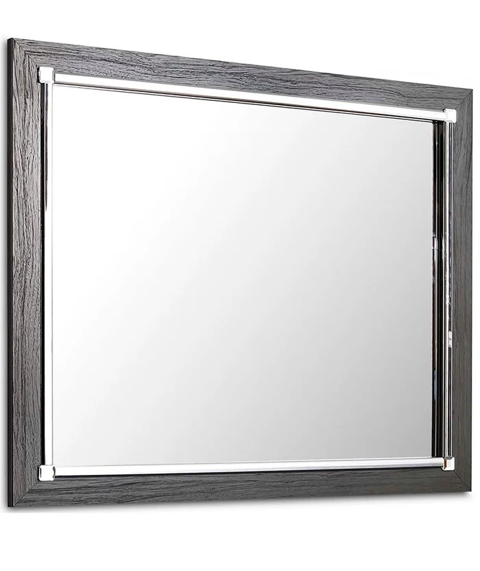 Signature Design by Ashley – Lodanna Bedroom Mirror in Gray – B214-36