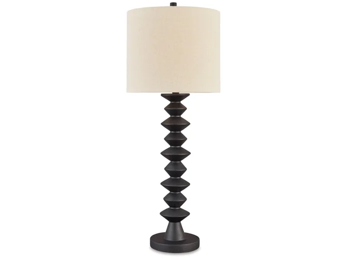 Signature Design by Ashley – Luanndon Poly Buffet Lamp in Black – L235783