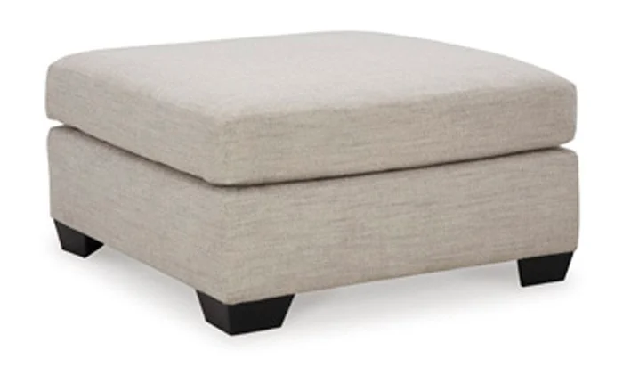 Signature Design by Ashley – Mahoney Oversized Accent Ottoman in Pebble – 3100408