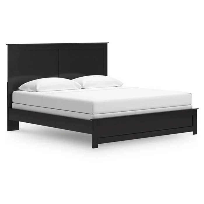 Signature Design by Ashley – Maribel King Panel Bed, Black