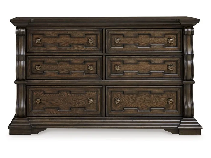 Signature Design by Ashley – Maylee Dresser in Dark Brown – B947-31