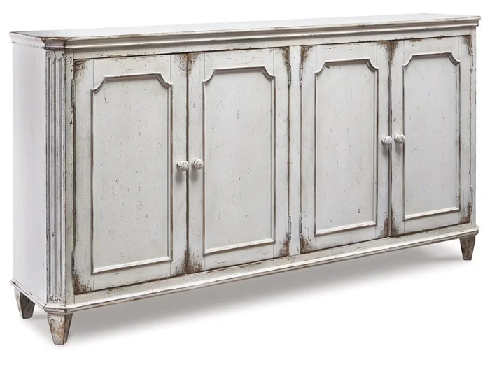 Signature Design by Ashley – Mirimyn Door Accent Cabinet in Antique White – T505-560