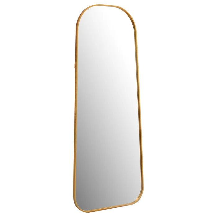Simeon 20 x 52 Inch Length Floor Mirror Antique Gold