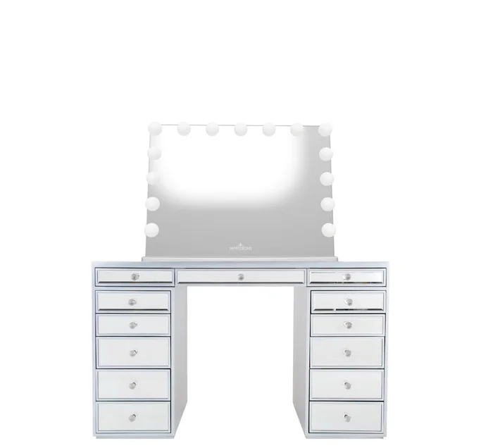 SlayStation Plus Silver Premium Mirrored Vanity