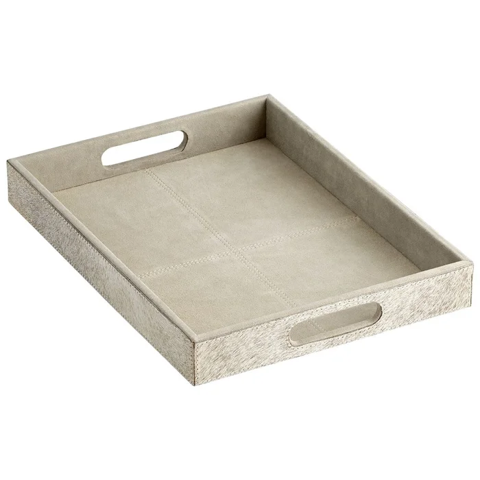 Small Brixton Tray – Silver-Grey-Smoke