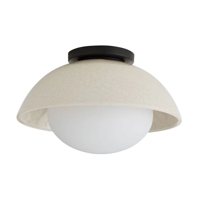 Solenne Small Flush Mount – Black