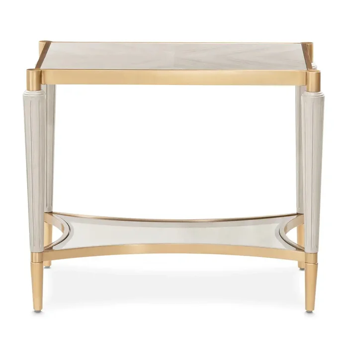 St. Charles – End Table – Dove Gray