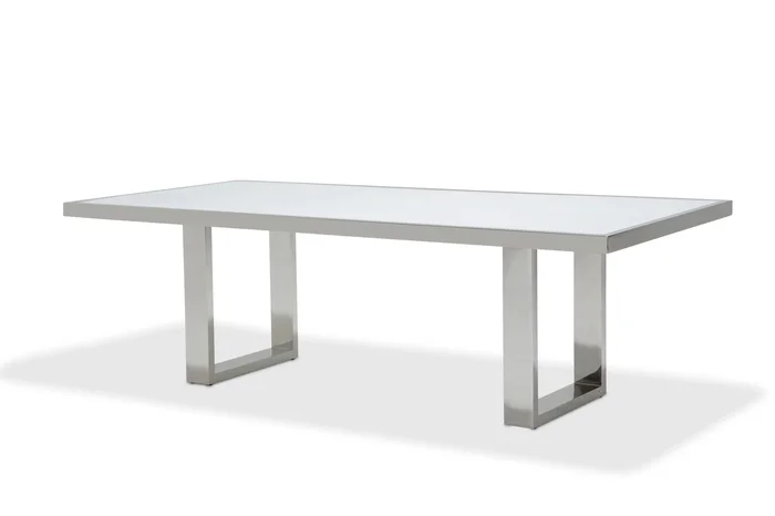 State St. – Rectangular Dining Table – Glossy White