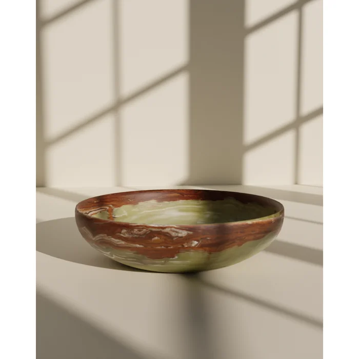 Stone Bowl Flora Collection 12″