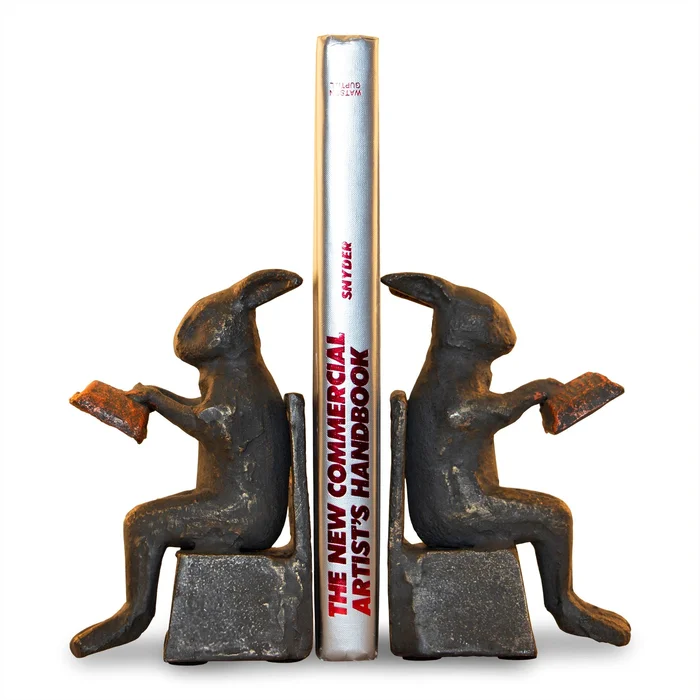Studious Rabbit Bookends By SPI Home – 6.5in Height