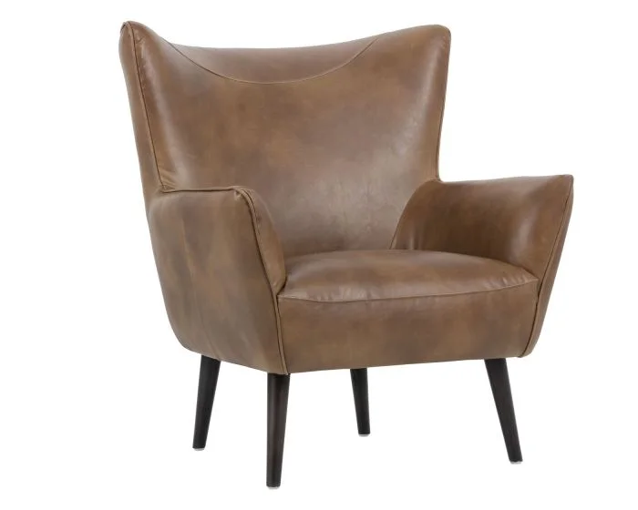 Sunpan 5West Luther Occasional Chair – Tobacco Tan (Dropshippable)