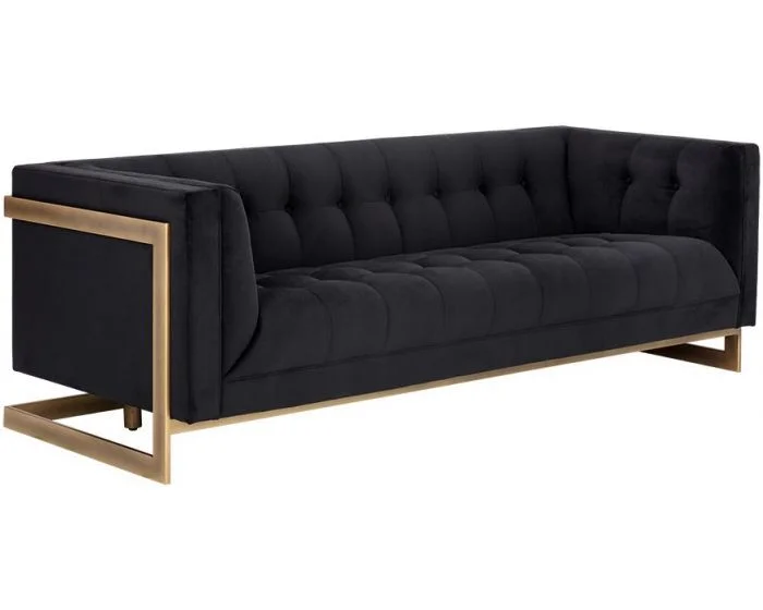 Sunpan Irongate Ekon Sofa – Abbington Black