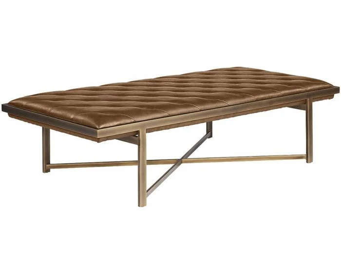 Sunpan Irongate Kayla Bench – Vintage Cognac (CL1A) – CLEARANCE SALE