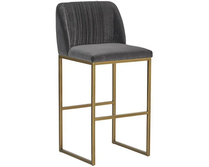 Sunpan MIXT Nevin Barstool – Shadow Grey (Dropshippable)