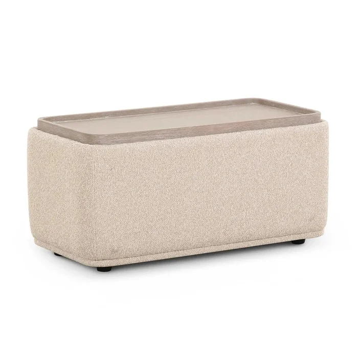 Sylvie – Ottoman Table – Cream
