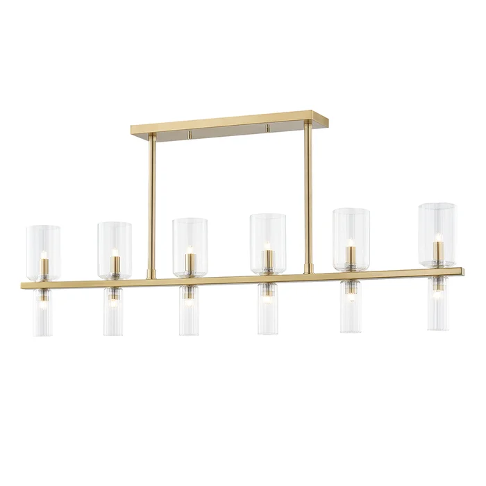 Tabitha 12 Light Linear Chandelier