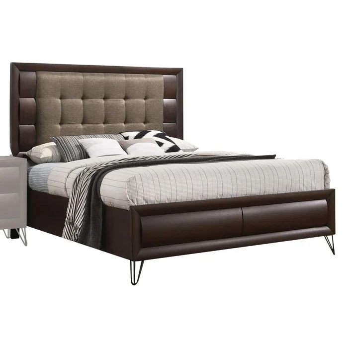Tablita Upholstered Bed – Transitional Style, Contemporary Sophistication