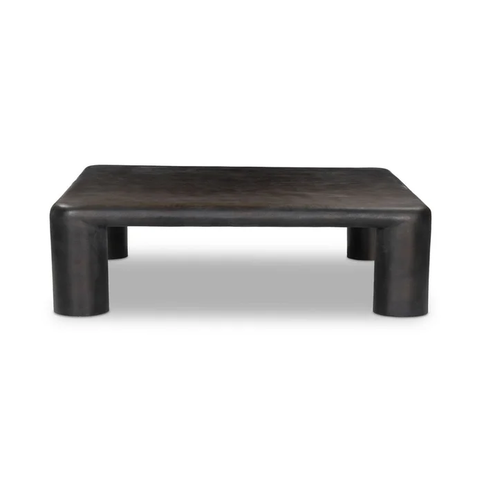 Targon Coffee Table – Bronzed Aluminum