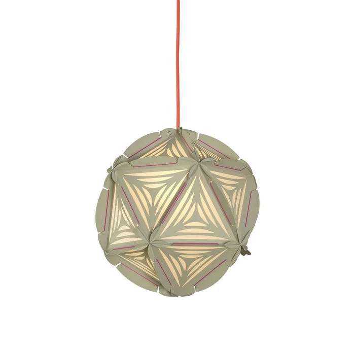 The Zahra Greige Pendant Lamp