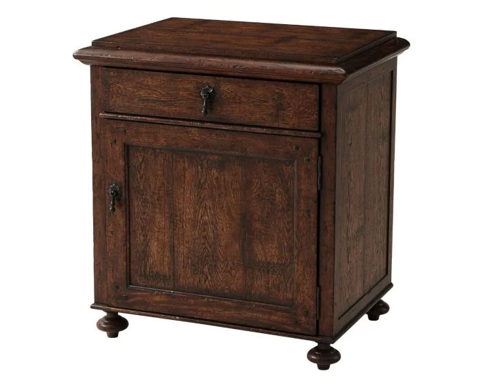 Theodore Alexander Althorp – Victory Oak Oliver Bedside Table