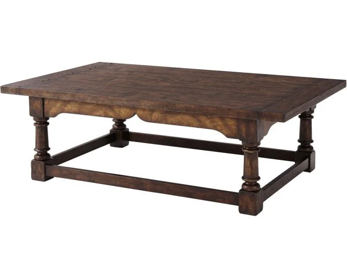 Theodore Alexander Althorp – Victory Oak Victory Oak Cocktail Table
