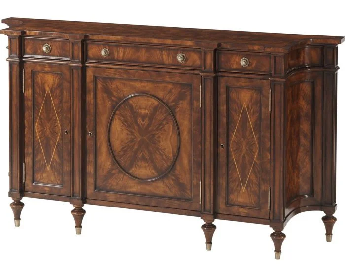 Theodore Alexander Rep-li-ca Concave Side Cabinet Sideboard