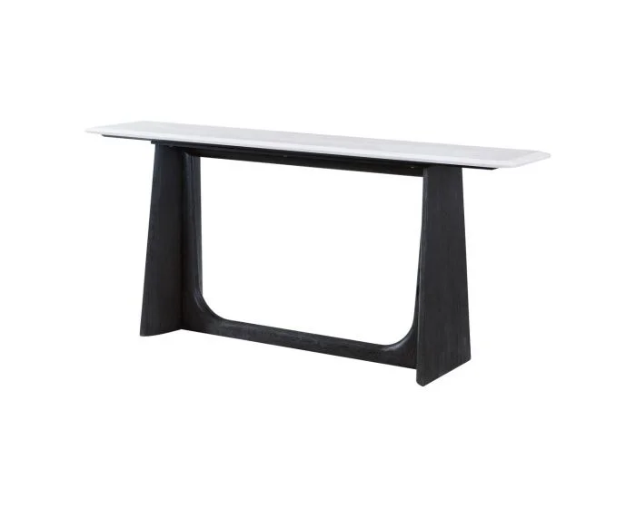 Theodore Alexander Repose Wooden Console Table Quartz Top TA53073.C325