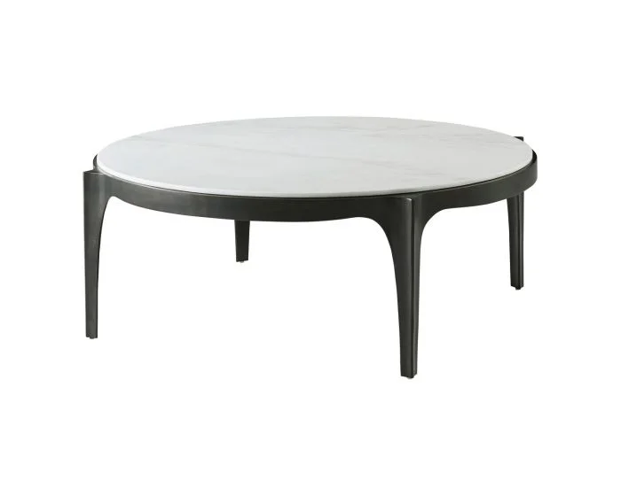 Theodore Alexander Rome Round Cocktail Table