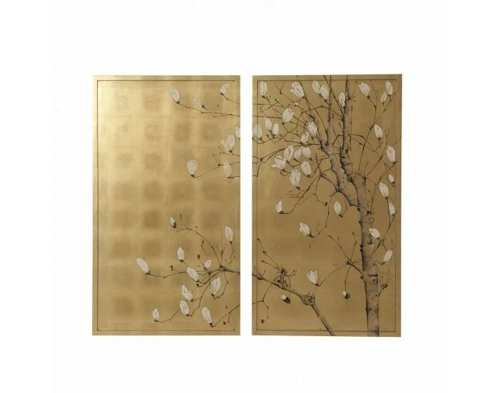 Theodore Alexander Spring Magnolias Wall Decor