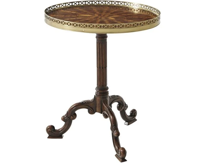 Theodore AlexanderRadiating Parquetry Accent Table