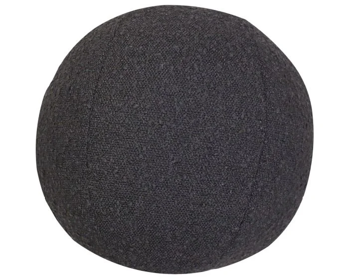 TOV Furniture Boba Boucle 9″ Pillow – Black (Dropshippable)