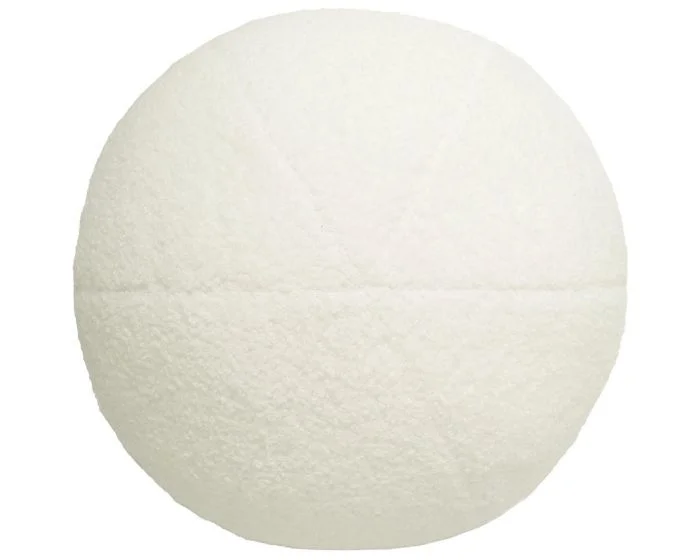 TOV Furniture Boba Shearling 9″ Pillow – Cream Vegan (Dropshippable)