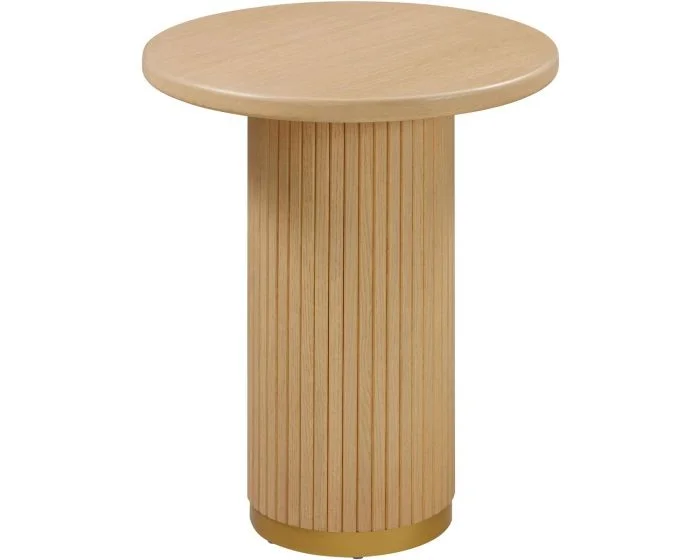 TOV Furniture Chelsea Wood Entry Table – Natural Oak (Dropshippable)