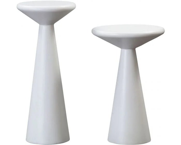 TOV Furniture Gianna Concrete Accent Tables – Set of 2 (Dropshippable)