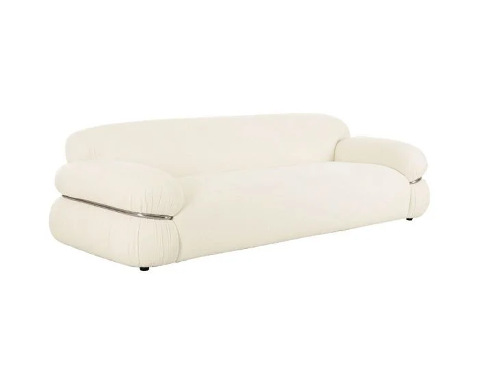 TOV Furniture Leyla Boucle Sofa – Cream