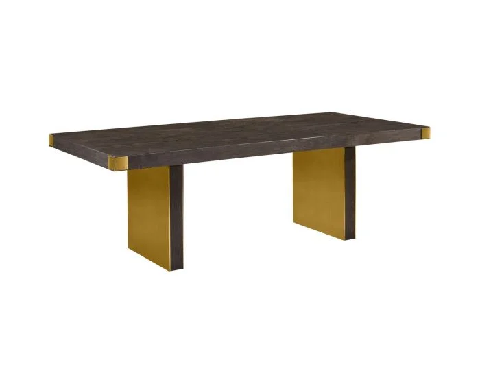 TOV Furniture Selena Dining Table – Chocolate Brown Ash