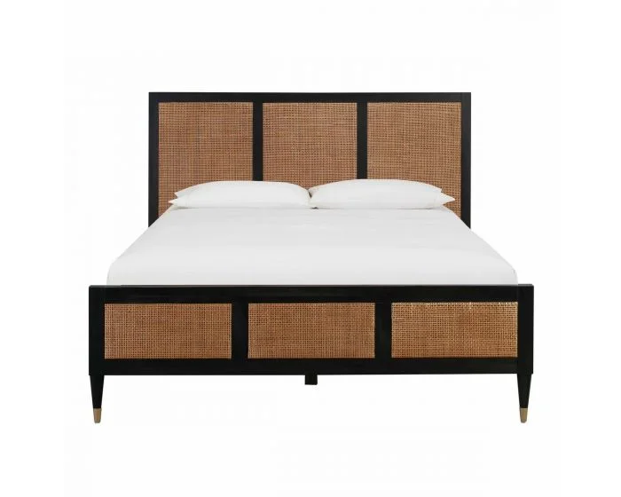 TOV Furniture Sierra Noir Bed, Queen