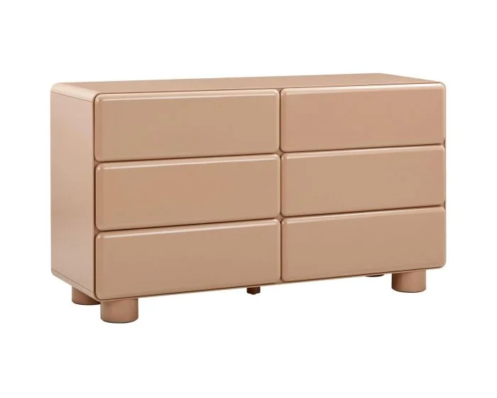 TOV Furniture Tammy 6-Drawer Dresser – Taupe