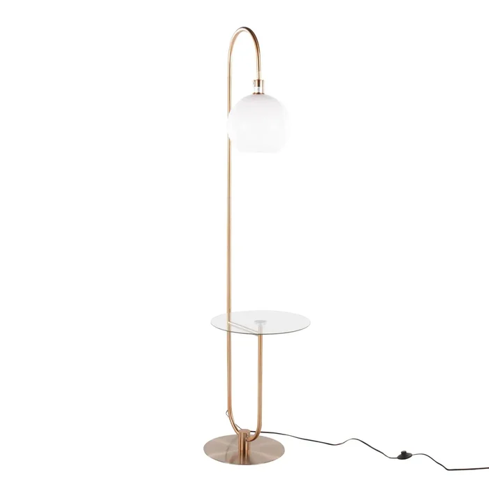 Trombone – Contemporary / Glam Floor Lamp