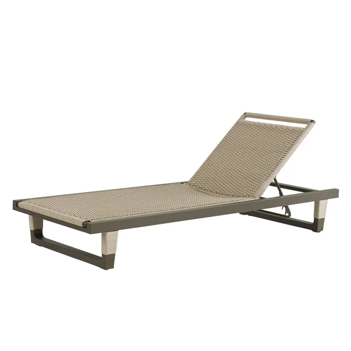 Truett Outdoor Chaise – Black