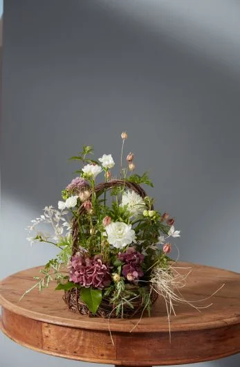 Twiggy Birds Nest Basket with Handles- Set Of 2 By Accent Decor – Natural – 69125