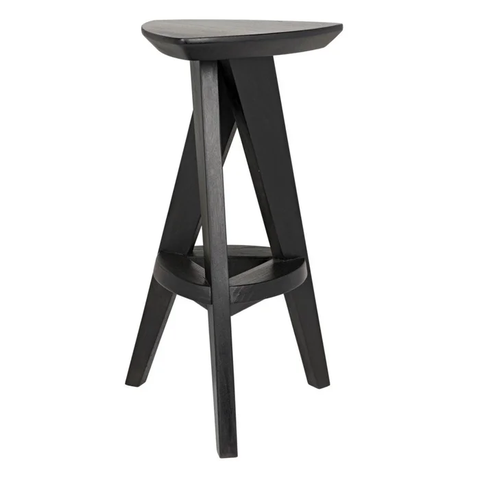 Twist Counter Stool, Charcoal Black
