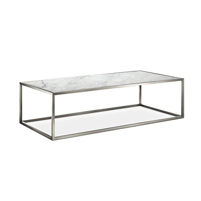 Tynd Carrara Marble Coffee Table
