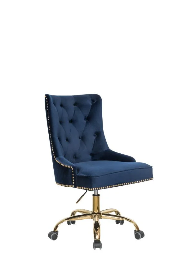 Upholstered Office Chair With Nailhead