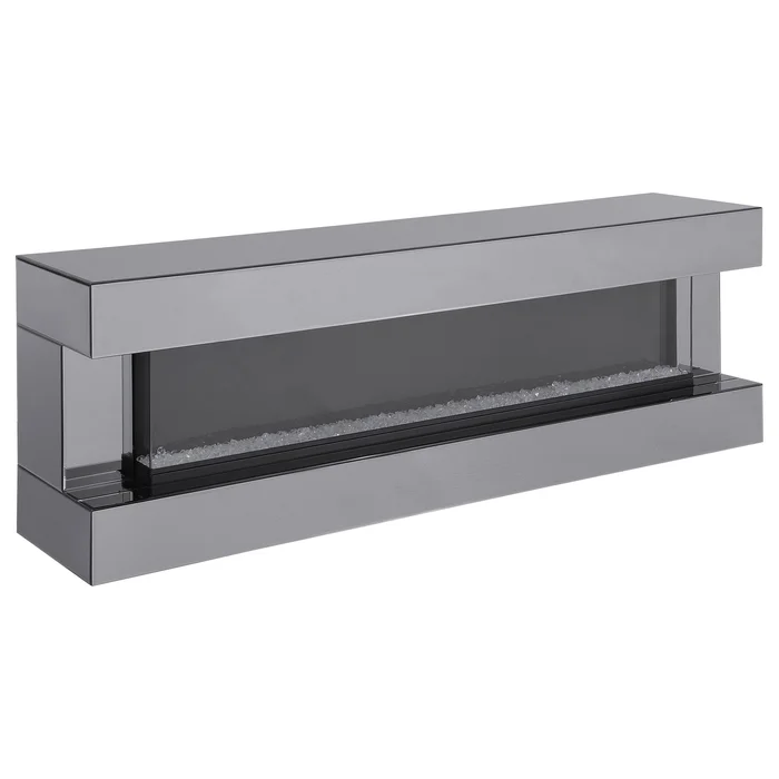 Vallerie 71-inch BT Speaker TV Stand Fireplace Console Grey