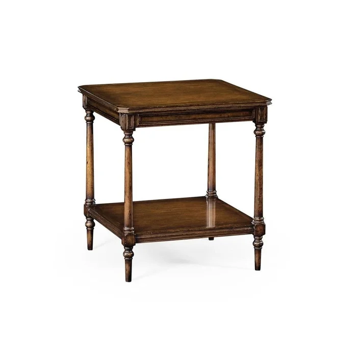 Victorian style walnut side table