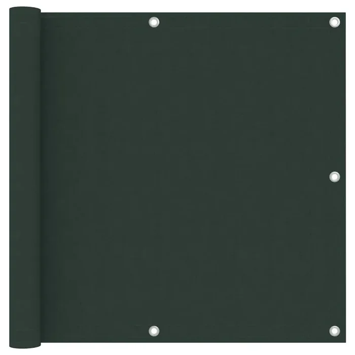 vidaXL Balcony Screen Dark Green 90×300 cm Oxford Fabric